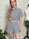 Caraway Set Bottoms Navy Blue
