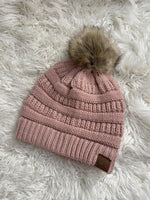 Classic "CC" Beanie Blush Pink
