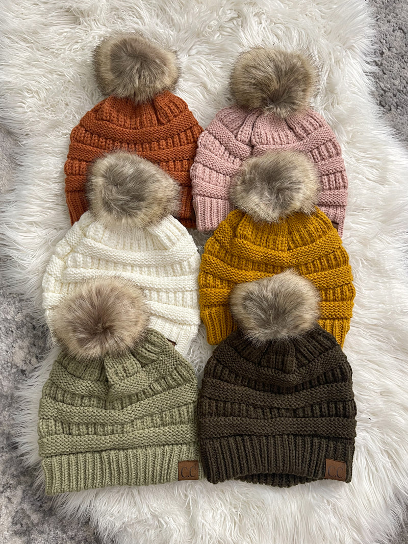 Classic "CC" Beanie Mustard