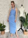 Caitlin Vintage Blue Dress