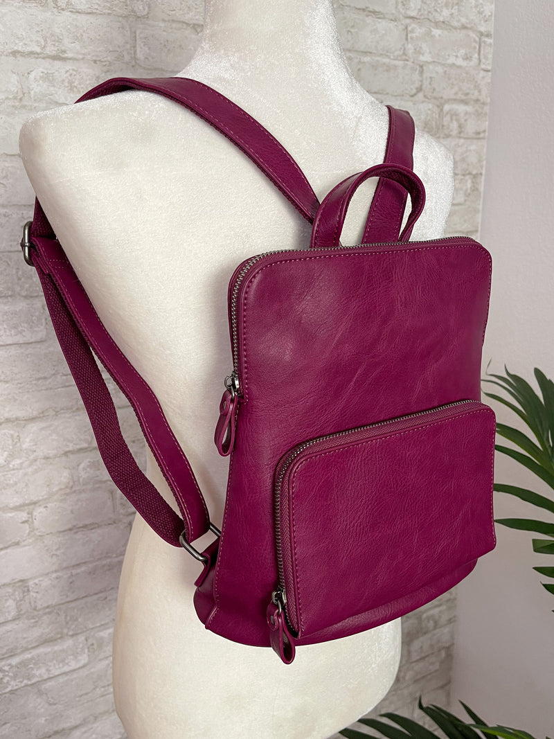 Julia Mini Backpack Mulberry