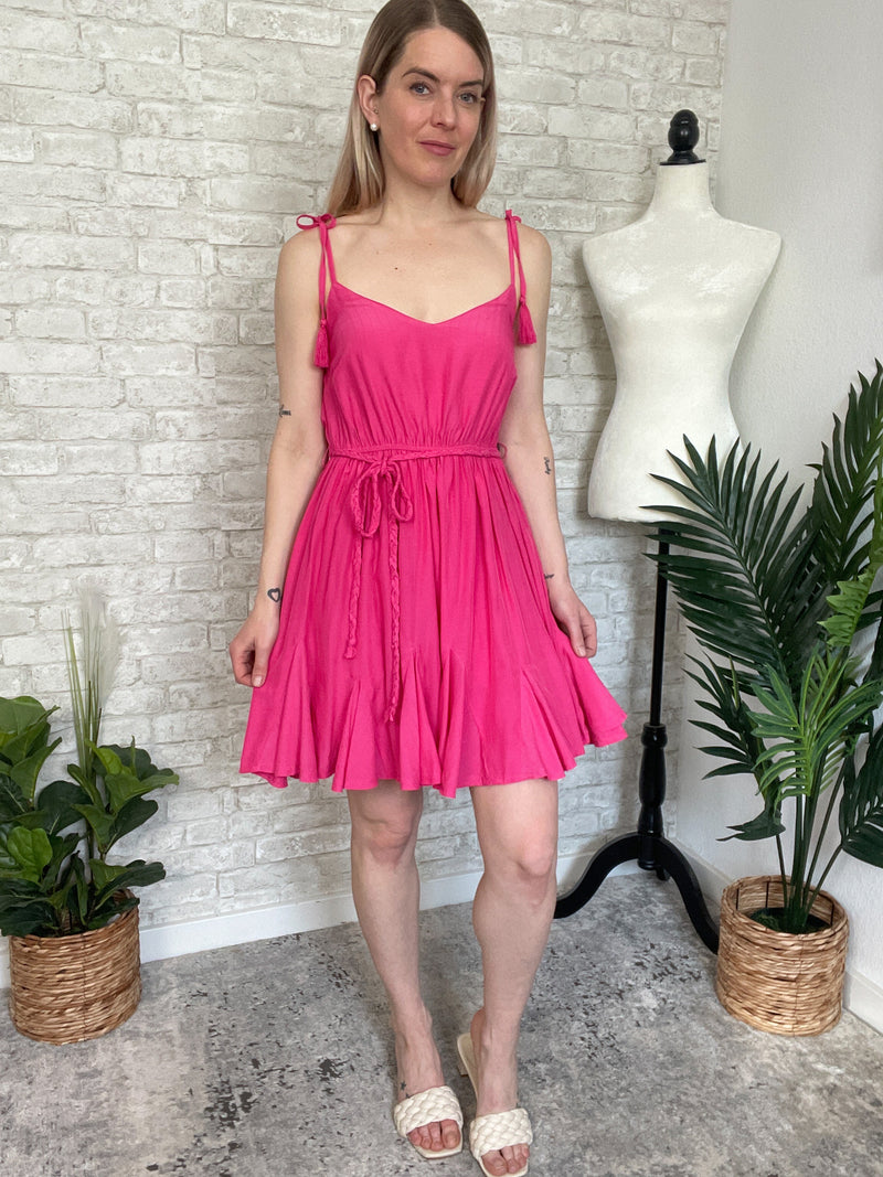 Demi Dress Fuchsia