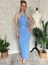 Caitlin Vintage Blue Dress
