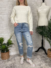 Distressed Boyfriend Jeans