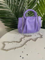 Mini Lavender Scrunch Bag