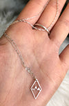 Diamond Mini Mountain Necklace