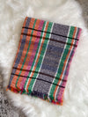 Cuddle Up Scarf Purple + Orange is