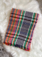 Cuddle Up Scarf Purple + Orange is