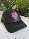 Drop Dead Trucker Hat Black