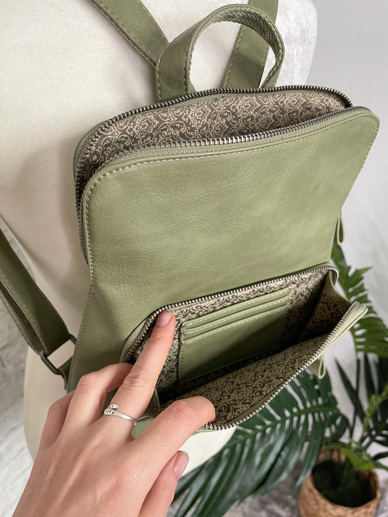 Julia Mini Backpack Eucalyptus