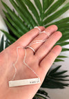 Fuck It Bar Necklace Silver