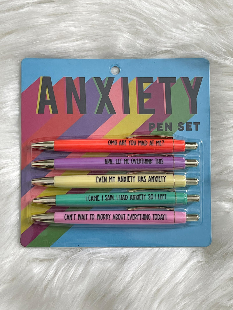 Anxiety Pen Set