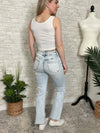 High-Waisted Acid Wash Jeans