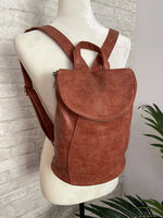 Alyssa Distressed Backpack Clay