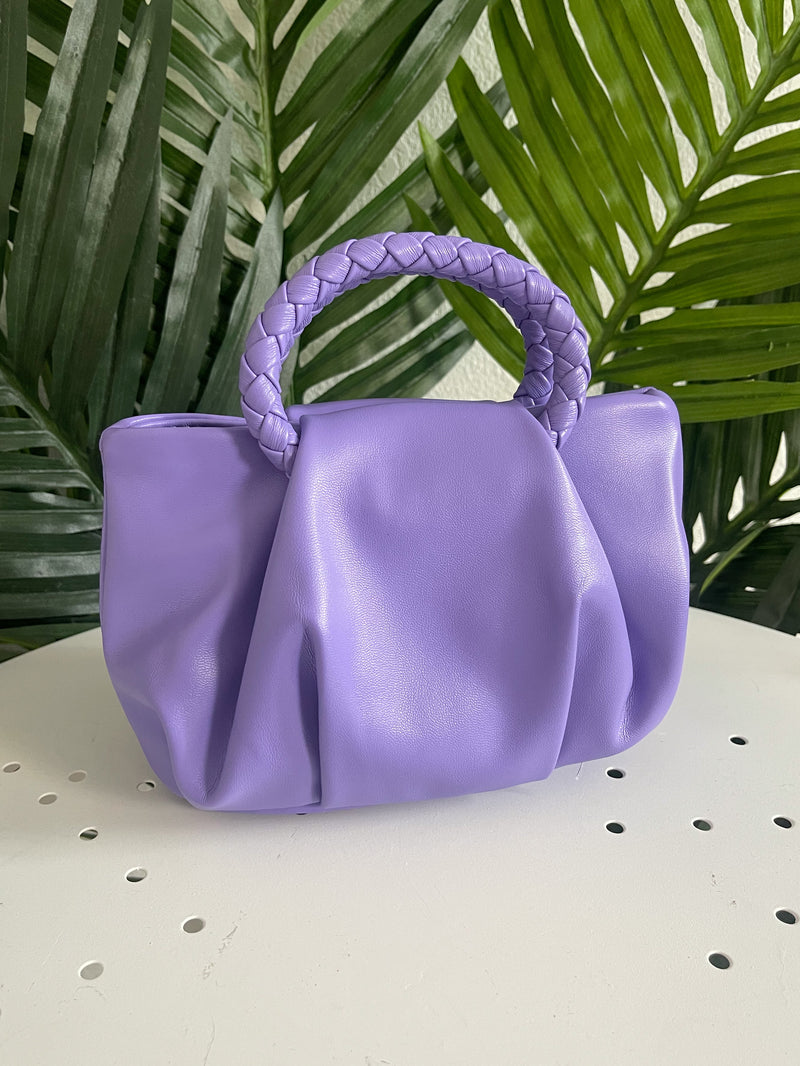 Mini Lavender Scrunch Bag