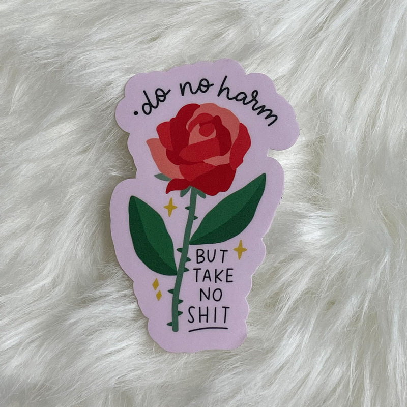 Do No Harm Sticker