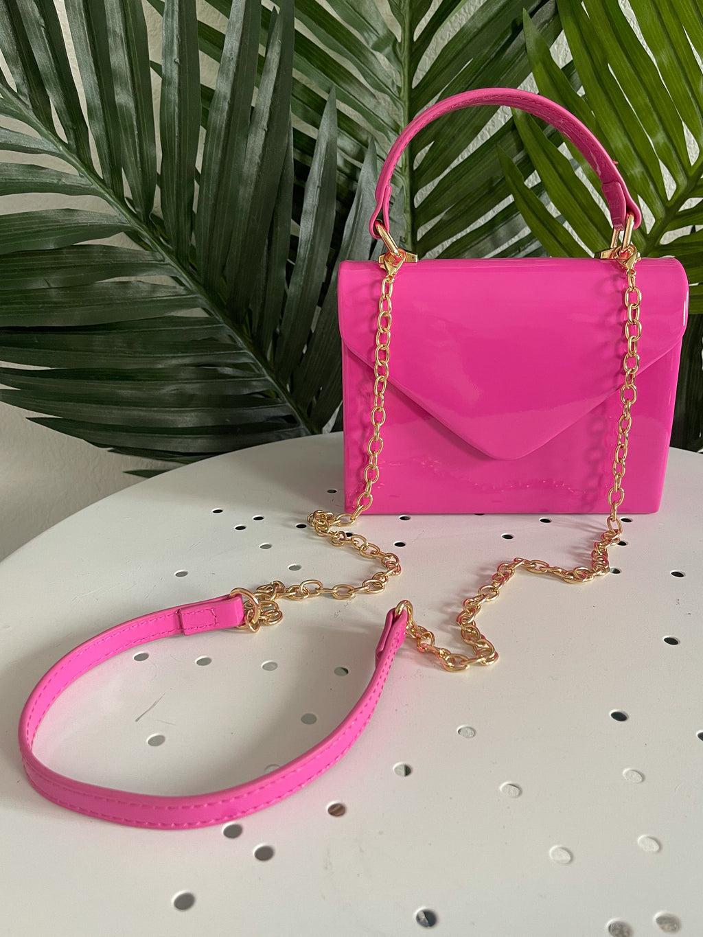 Sweet Tart Clutch Hot Pink