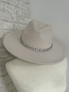 Rhinestone Cowgirl Hat Ivory