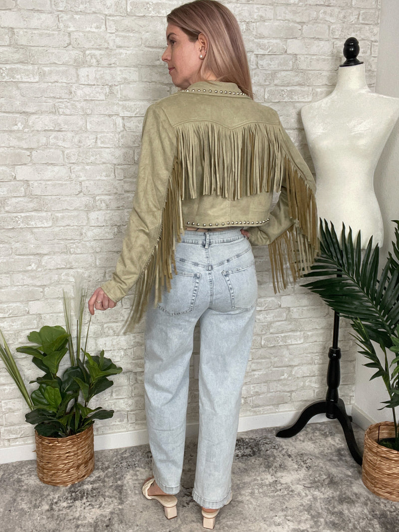 Celty Sage Fringe Jacket