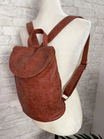Alyssa Distressed Backpack Clay