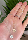 Fuck It Circle Necklace Gold