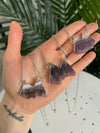 Amethyst Mountain Necklace Silver